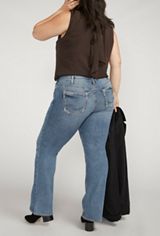 Plus Size Silver Jeans Co.&reg; Suki Bootcut Curvy Mid Rise Jean, MEDIUM SANDBLAST, small