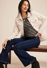 24/7 Kennedy Striped Crew Neck Tee, C6256, small