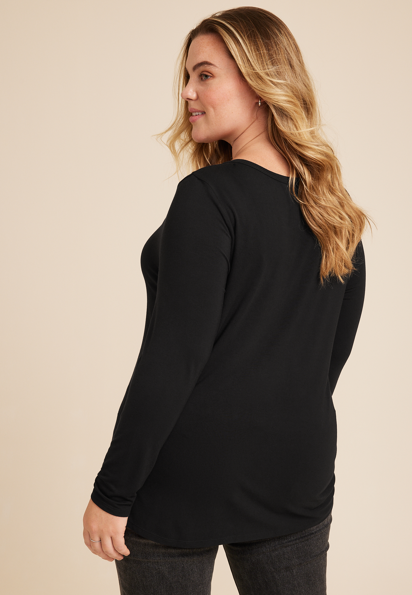 Plus Size 24/7 Kennedy Crew Neck Tee, C106, large