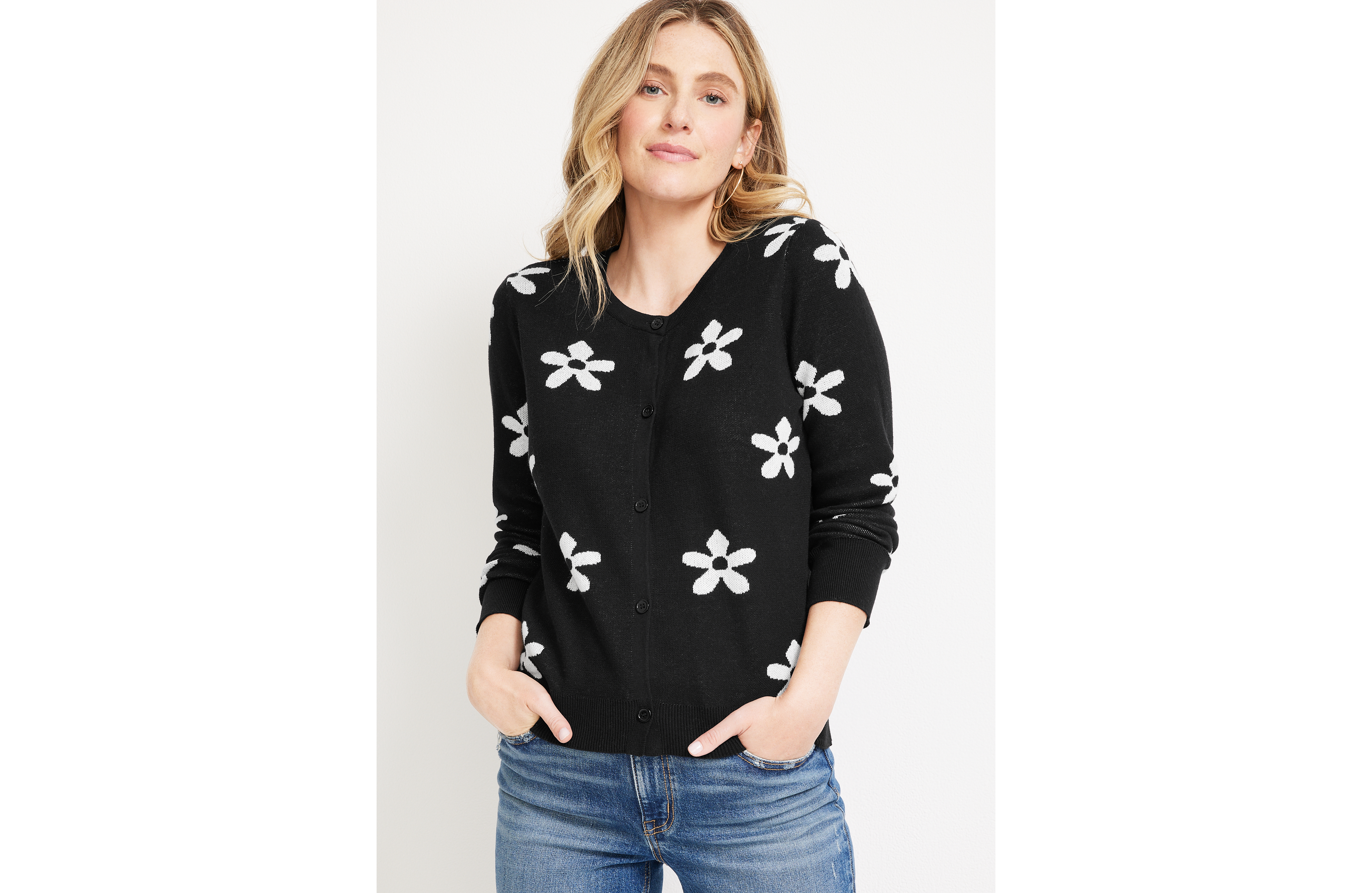 Floral Button Cardigan