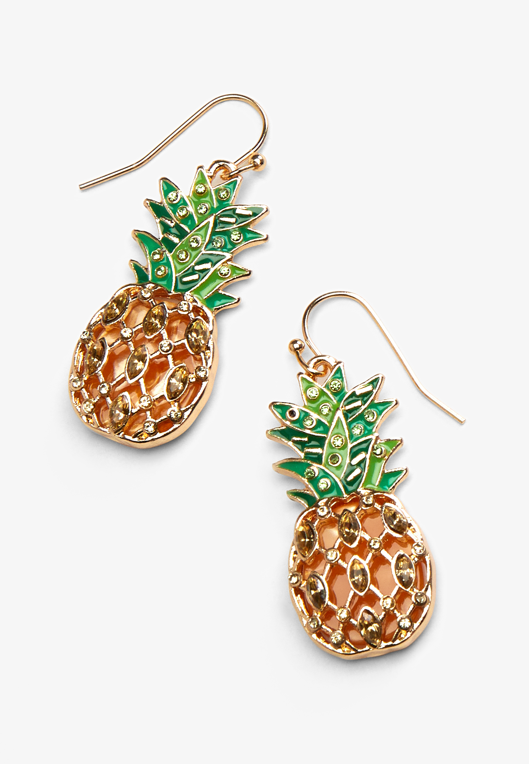 Pineapple Drop Earrings maurices