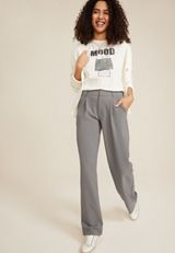 Idealist High Rise Wide Leg Dress Pant, C829, small