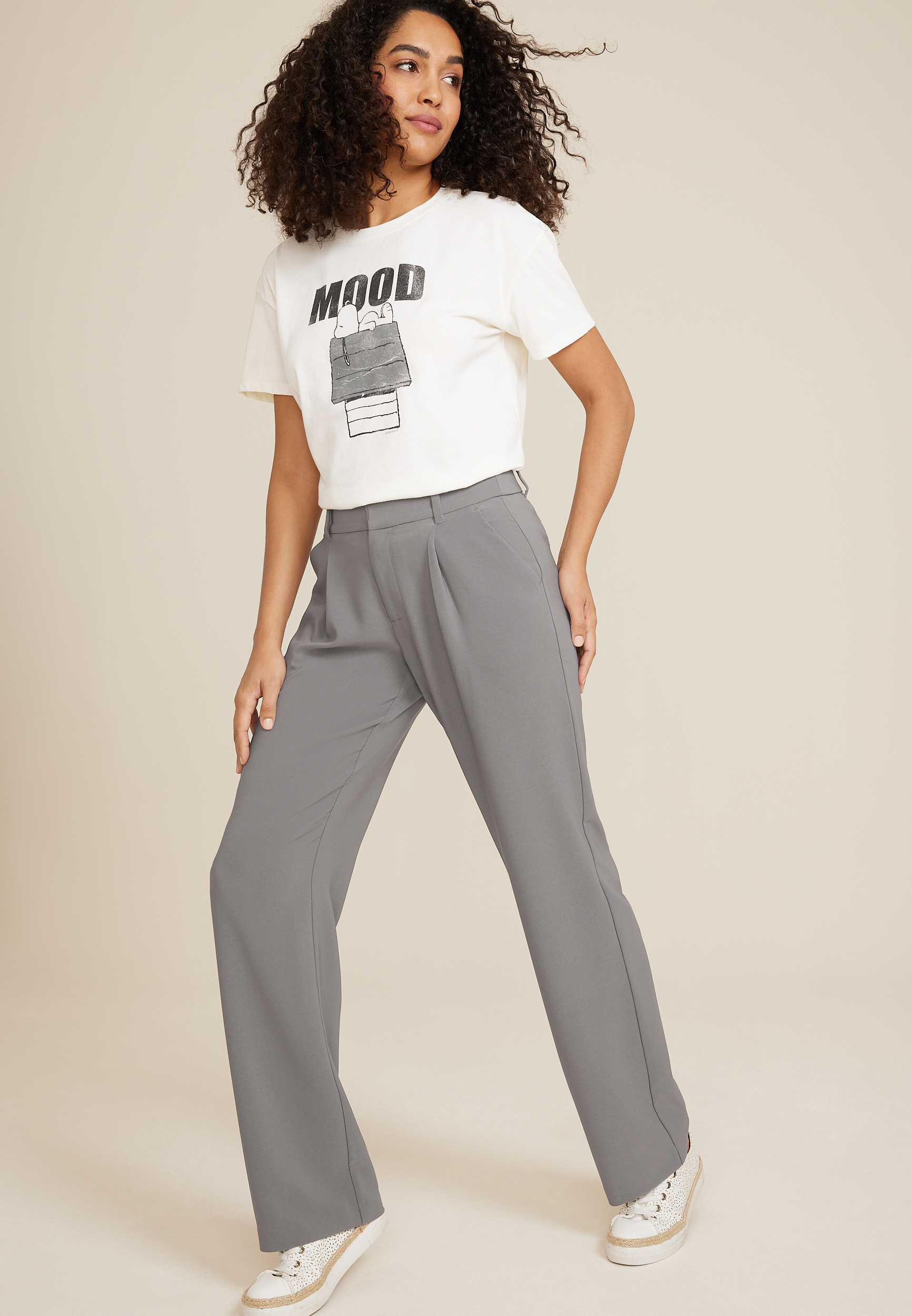 Idealist High Rise Wide Leg Dress Pant, C829, large