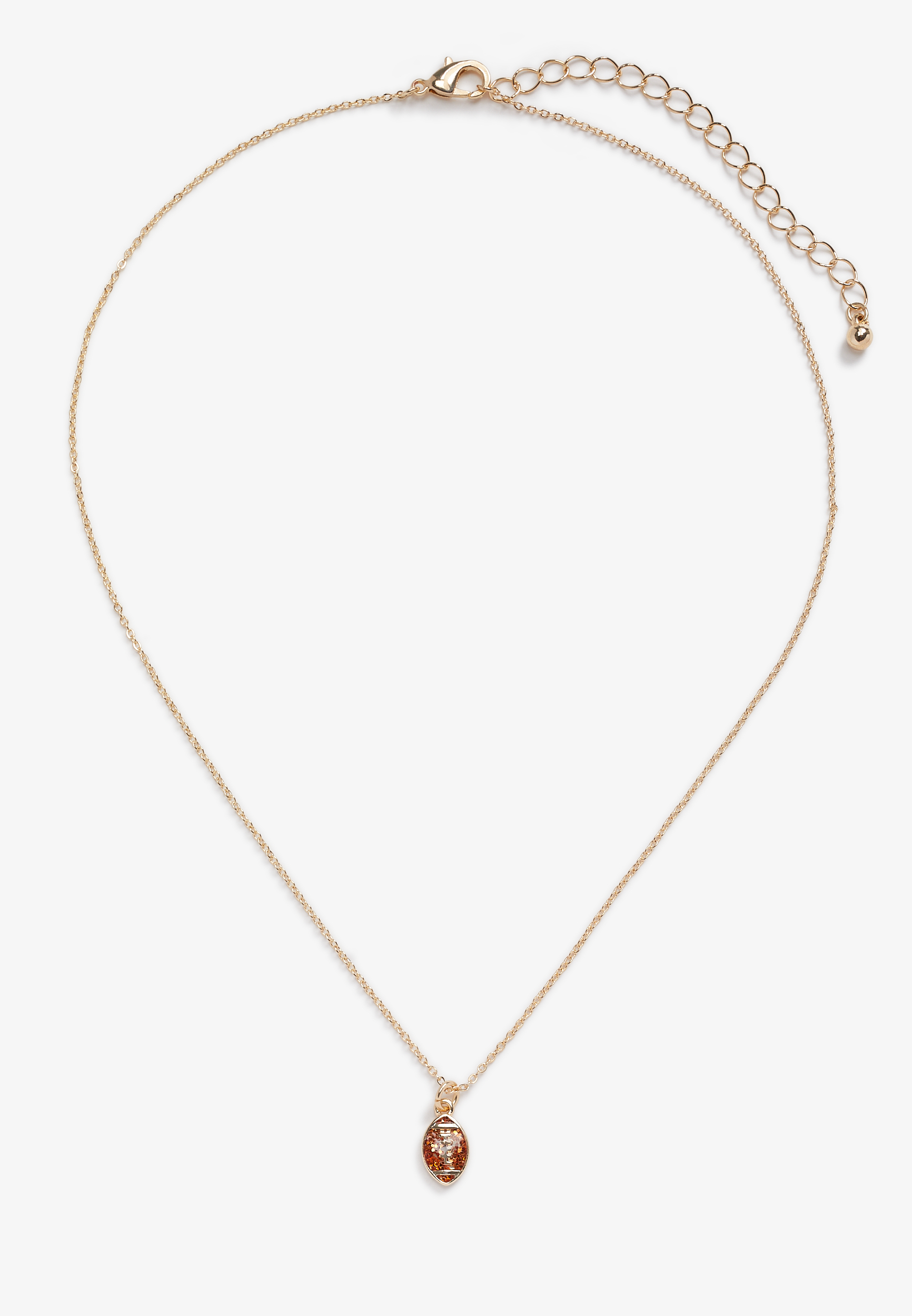 Football Necklace, C605, large