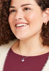 Mountain Scene Necklace, , small