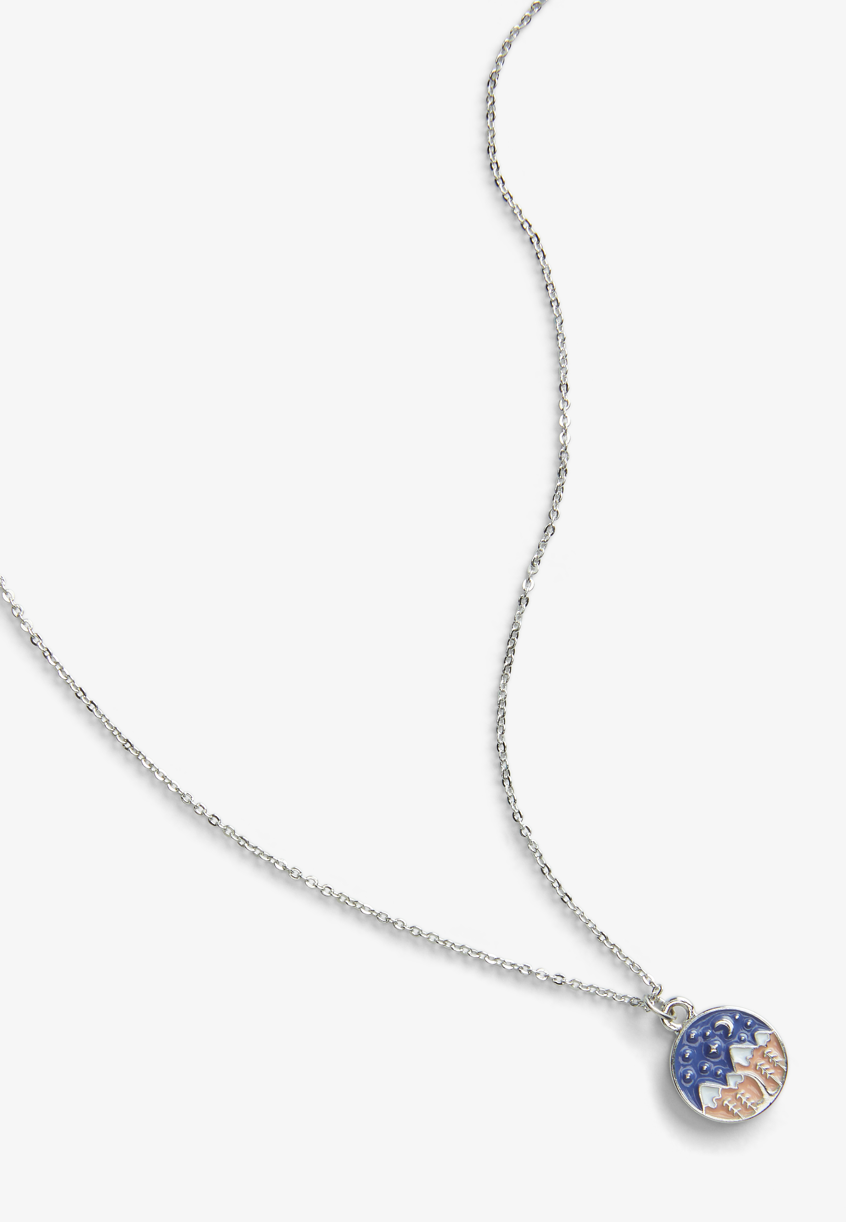 Mountain Scene Necklace, , large