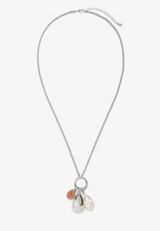 3 Stone Pendant Necklace, , small