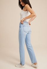Goldie Blues&trade; Mid Rise Light Wash Legacy Straight Jean, C2806, small