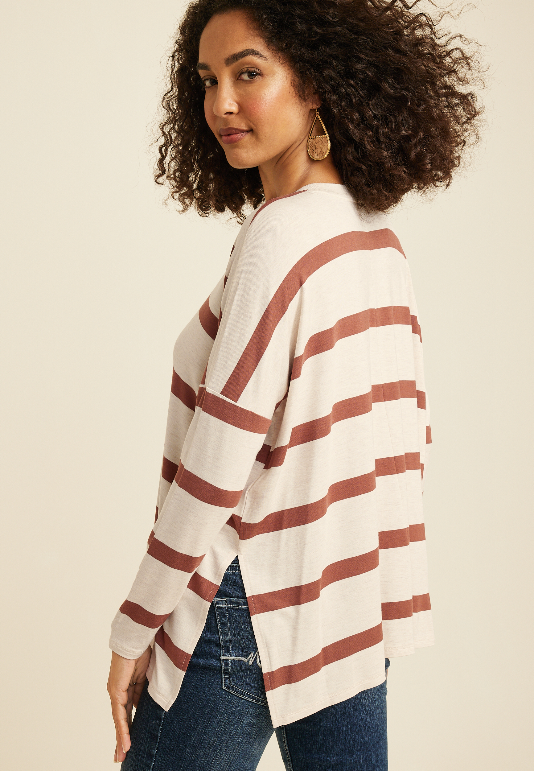 24/7 Palisade Striped Top, C2561, large