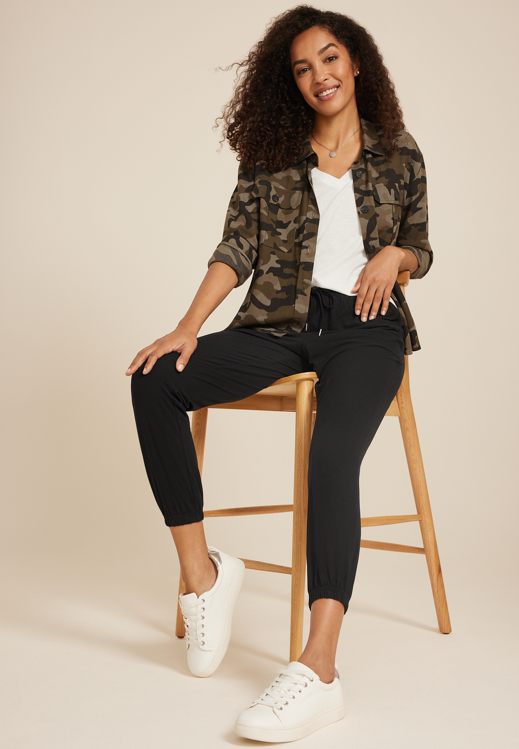 Cloud Stretch High Rise Jogger, C106, large