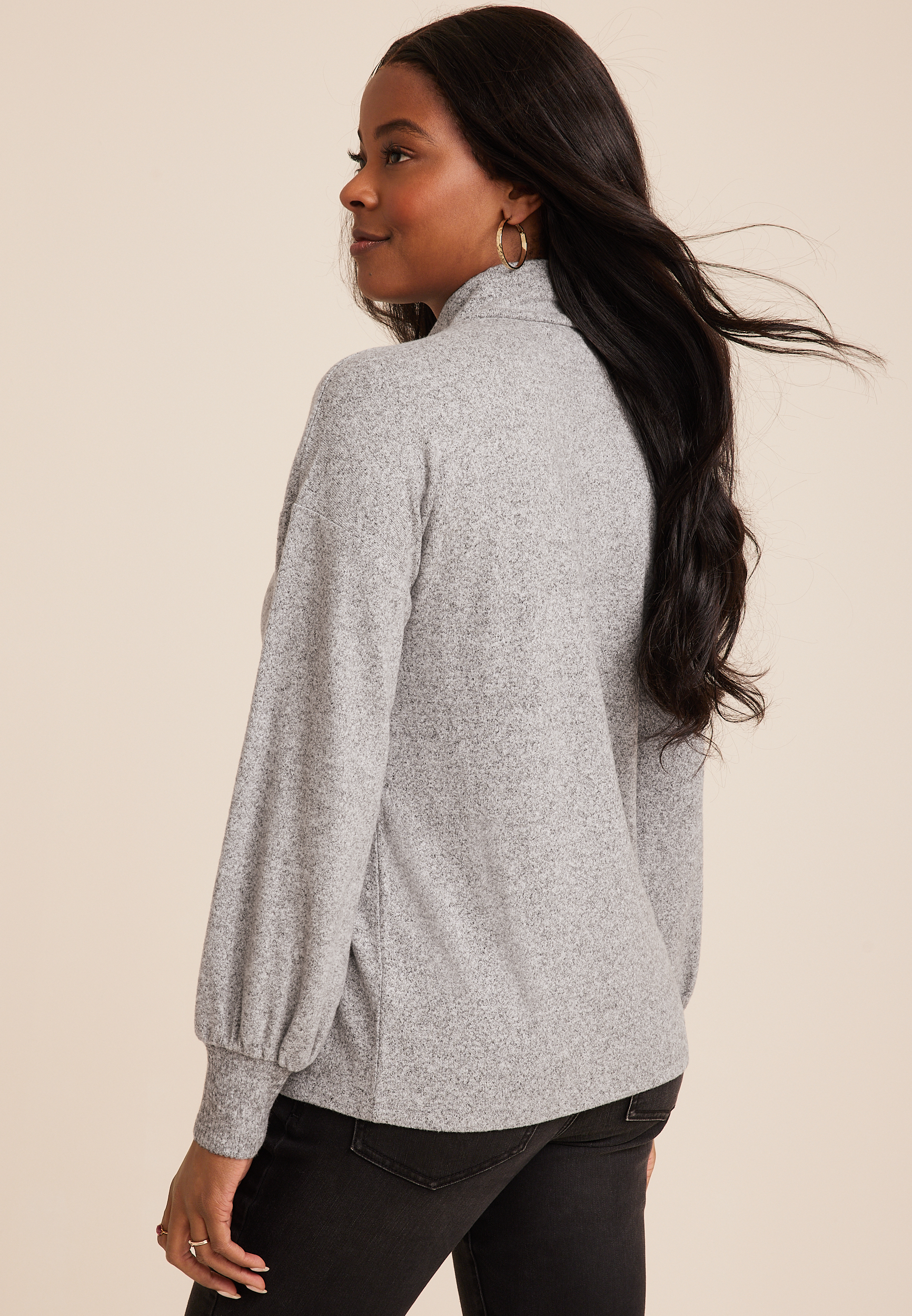 Felicity Blouson Sleeve Top, C3348, large