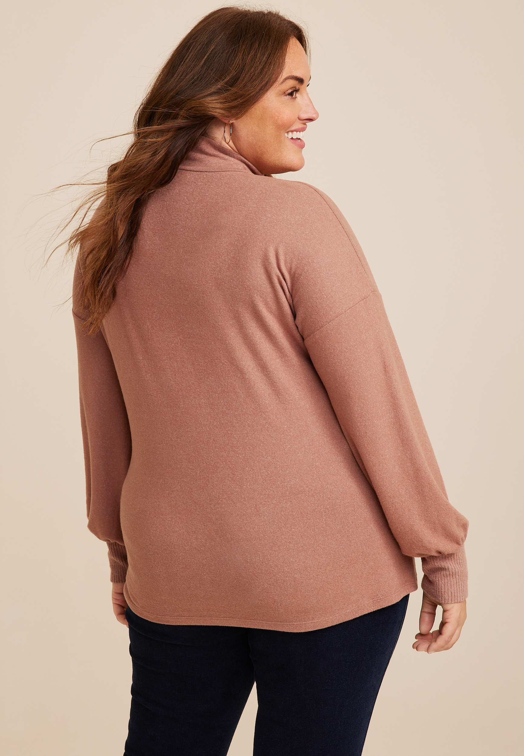 Plus Size Felicity Blouson Sleeve Top, C5214, large
