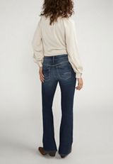 Silver Jeans Co.&reg; Suki Curvy Mid Rise Bootcut Jean, DARK SANDBLAST, small