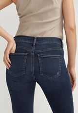 Plus Size Silver Jeans Co.&reg; Suki Curvy Mid Rise Button Fly Slim Boot Jean, C258, small