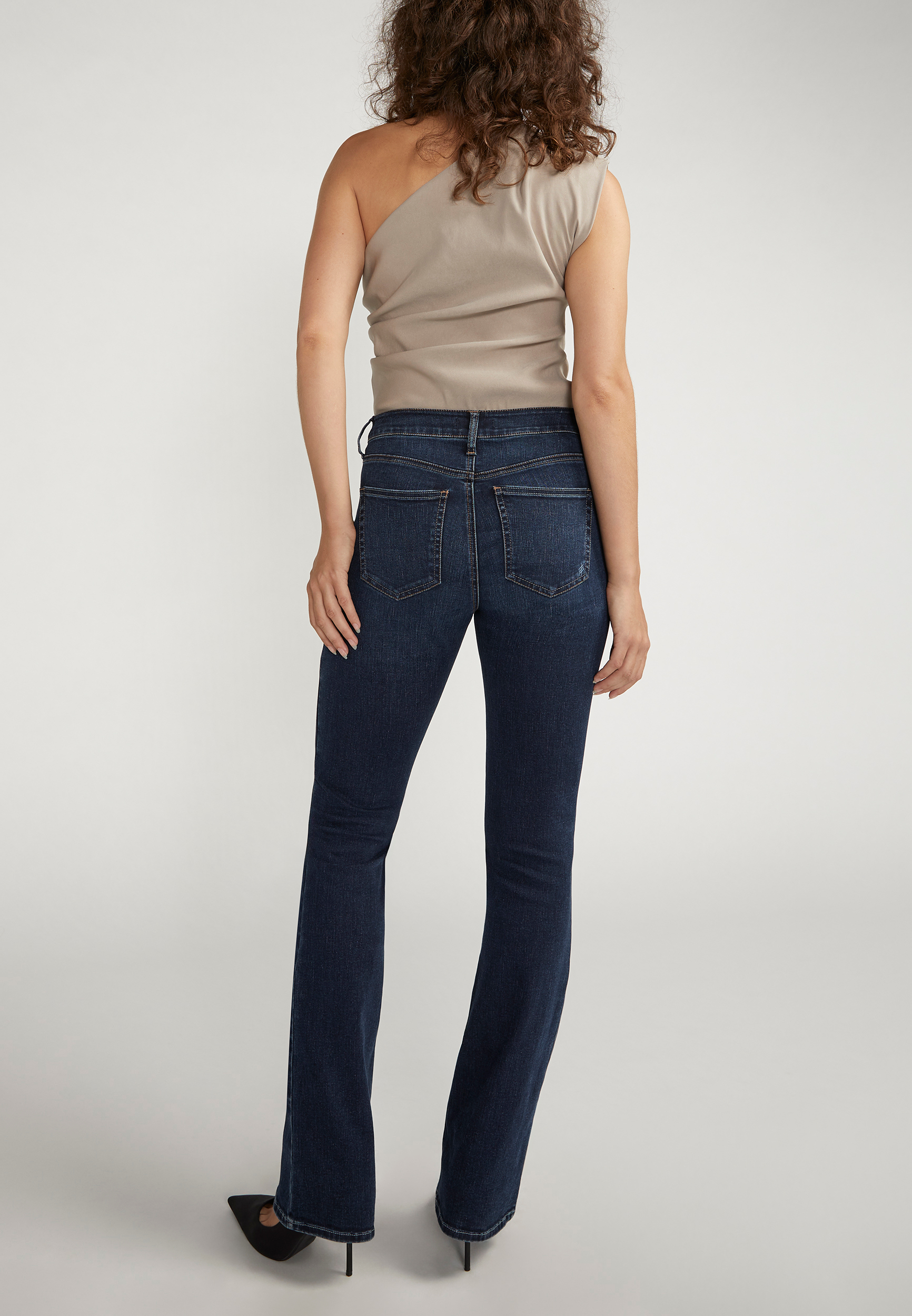 Silver Jeans Co.&reg; Suki Curvy Mid Rise Button Fly Slim Boot Jean, C258, large