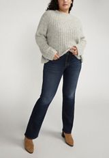 Plus Size Silver Jeans Co.&reg; Suki Slim Boot Curvy Mid Rise Jean, C2372, small