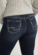 Plus Size Silver Jeans Co.&reg; Suki Slim Boot Curvy Mid Rise Jean, C2372, small