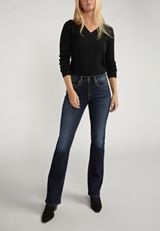 Silver Jeans Co.&reg; Suki Slim Boot Curvy Mid Rise Jean, C2372, small