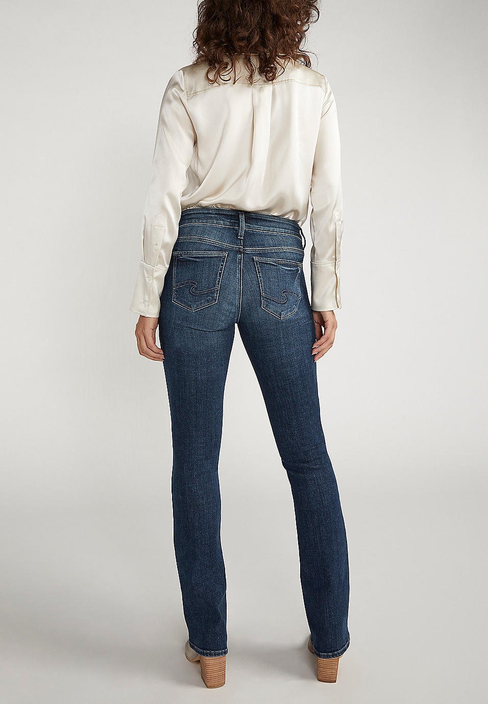 Buy Elyse Mid Rise Slim Bootcut Jeans for USD 94.00