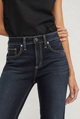 Silver Jeans Co.&reg; Avery Curvy High Rise Slim Boot Jean, RINSE, small