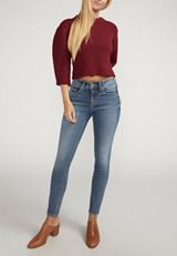 Silver Jeans Co.&reg; Suki Curvy Mid Rise Skinny Jean, C3337, small