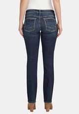 Silver Jeans Co.&reg; Britt Curvy Low Rise Straight Jean, DARK SANDBLAST, small