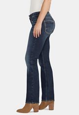 Silver Jeans Co.&reg; Britt Curvy Low Rise Straight Jean, DARK SANDBLAST, small
