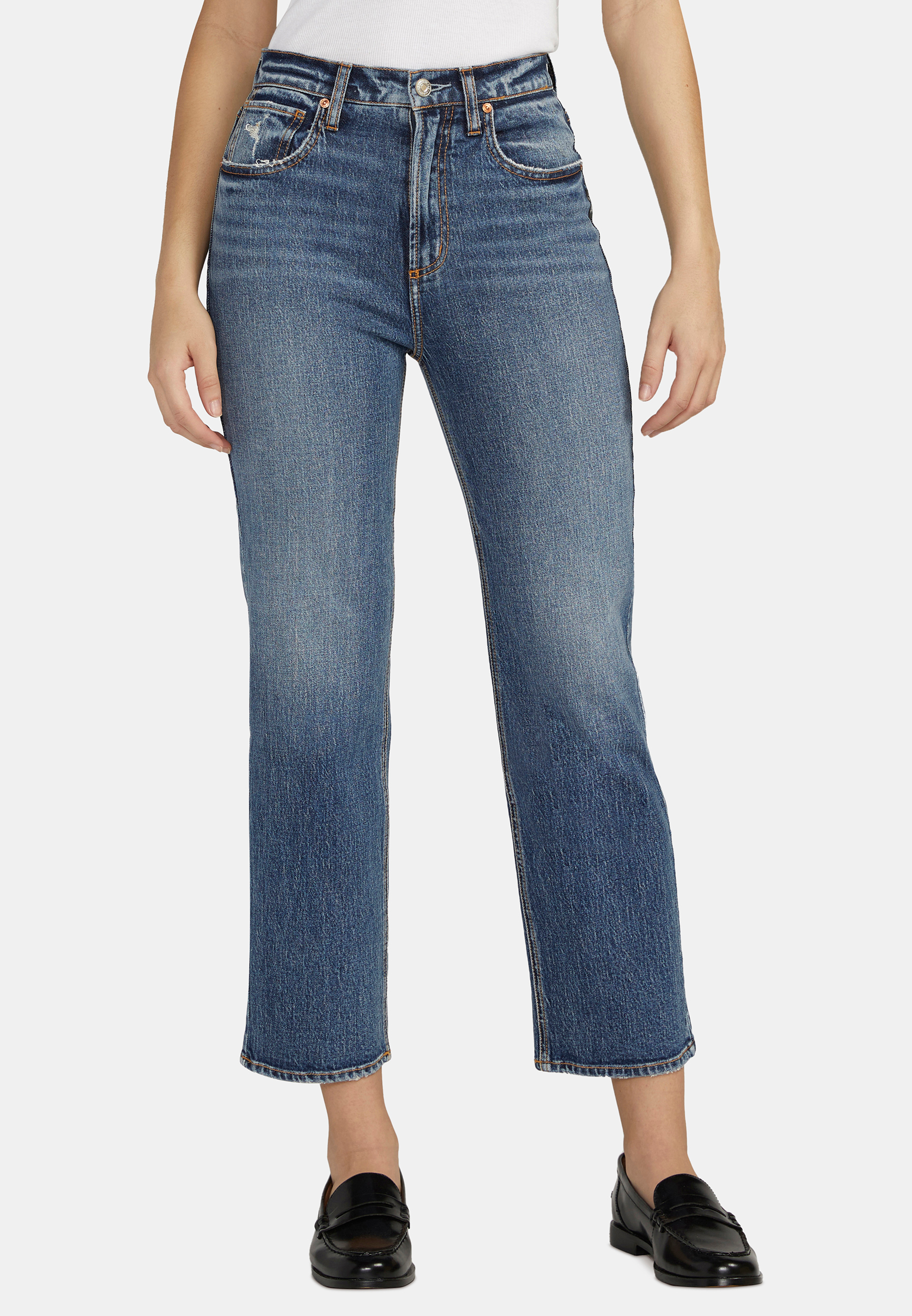 Silver Jeans Highly Desirable High Rise Straight Jean