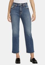 Silver Jeans Co.&reg; Highly Desirable High Rise Straight Jean, DARK SANDBLAST, small