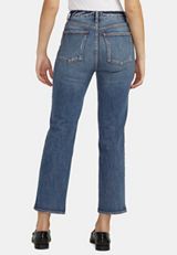 Silver Jeans Co.&reg; Highly Desirable High Rise Straight Jean, DARK SANDBLAST, small