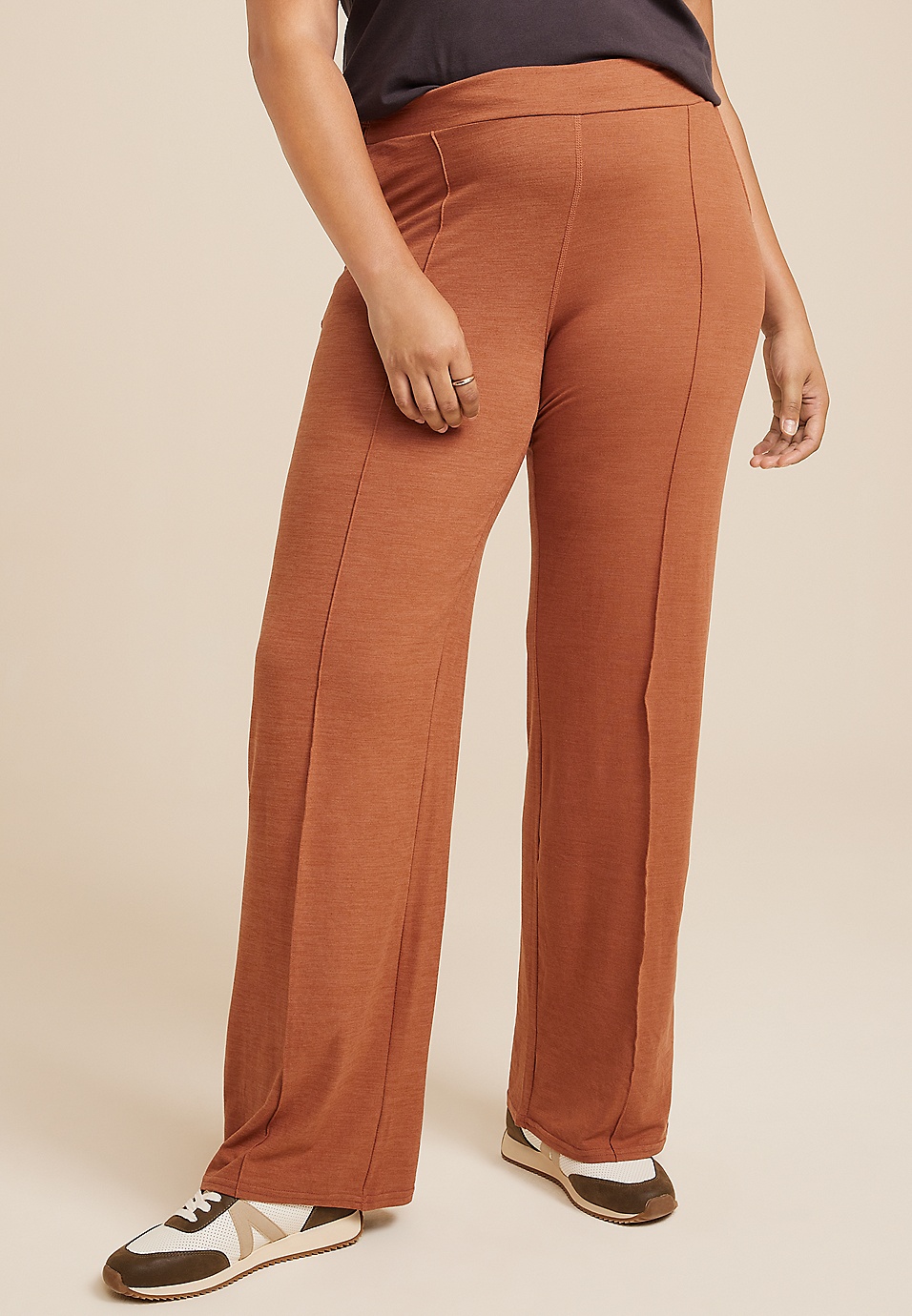Stretch High-Rise Full Length Pant, Women's Trousers