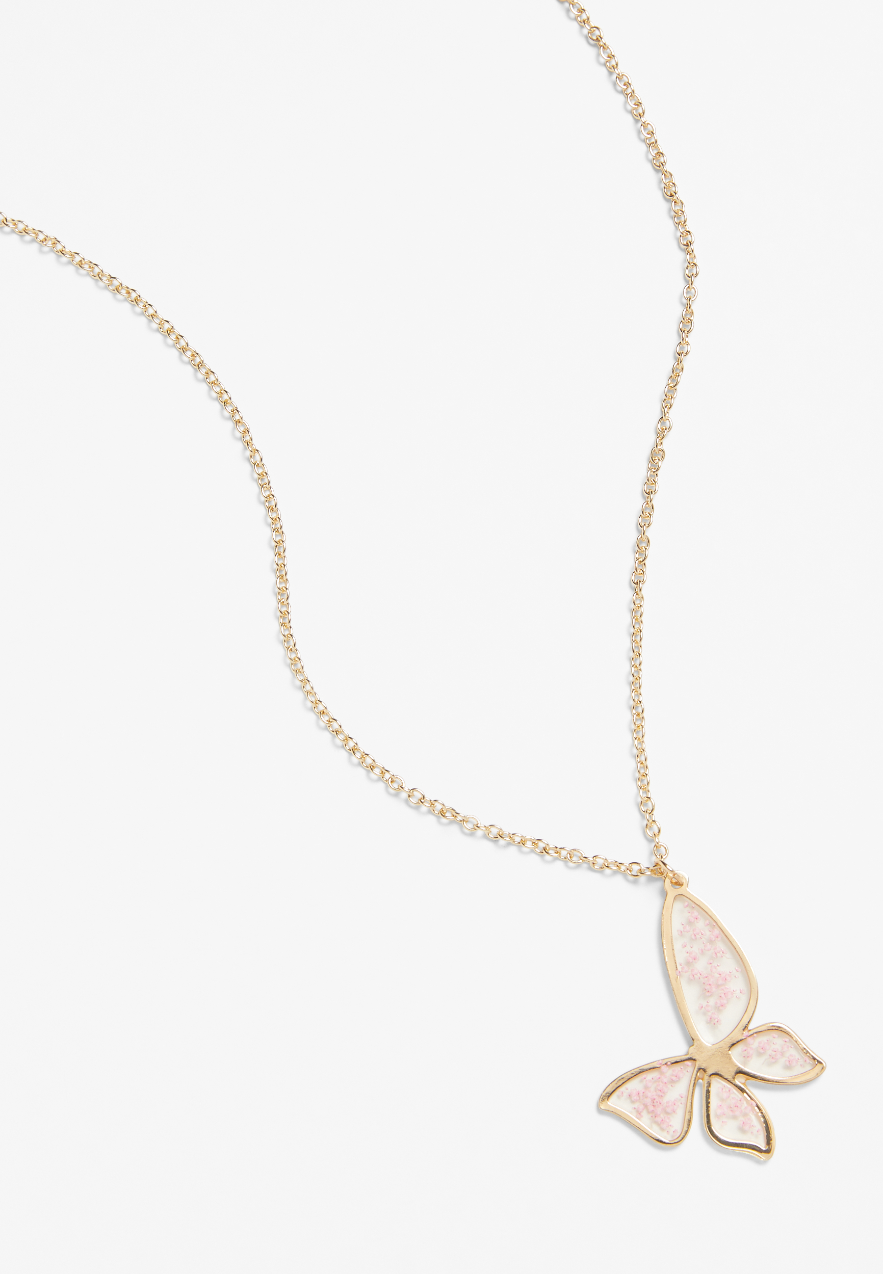 Girls Butterfly Necklace | maurices