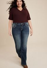 Plus Size Vigoss&reg; Heritage Mid Rise Bootcut Jean, C258, small