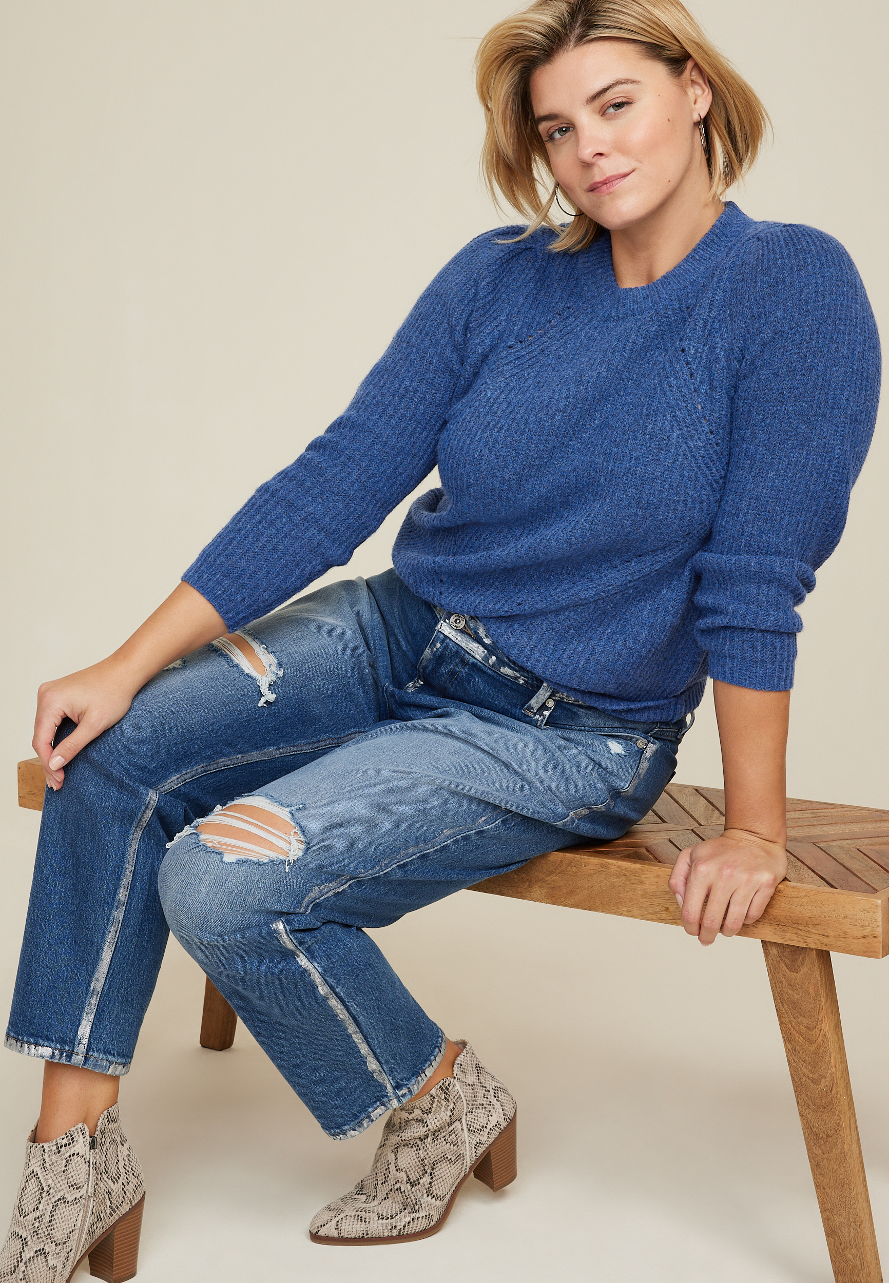 Plus Size Summit Sweater, C2642, large