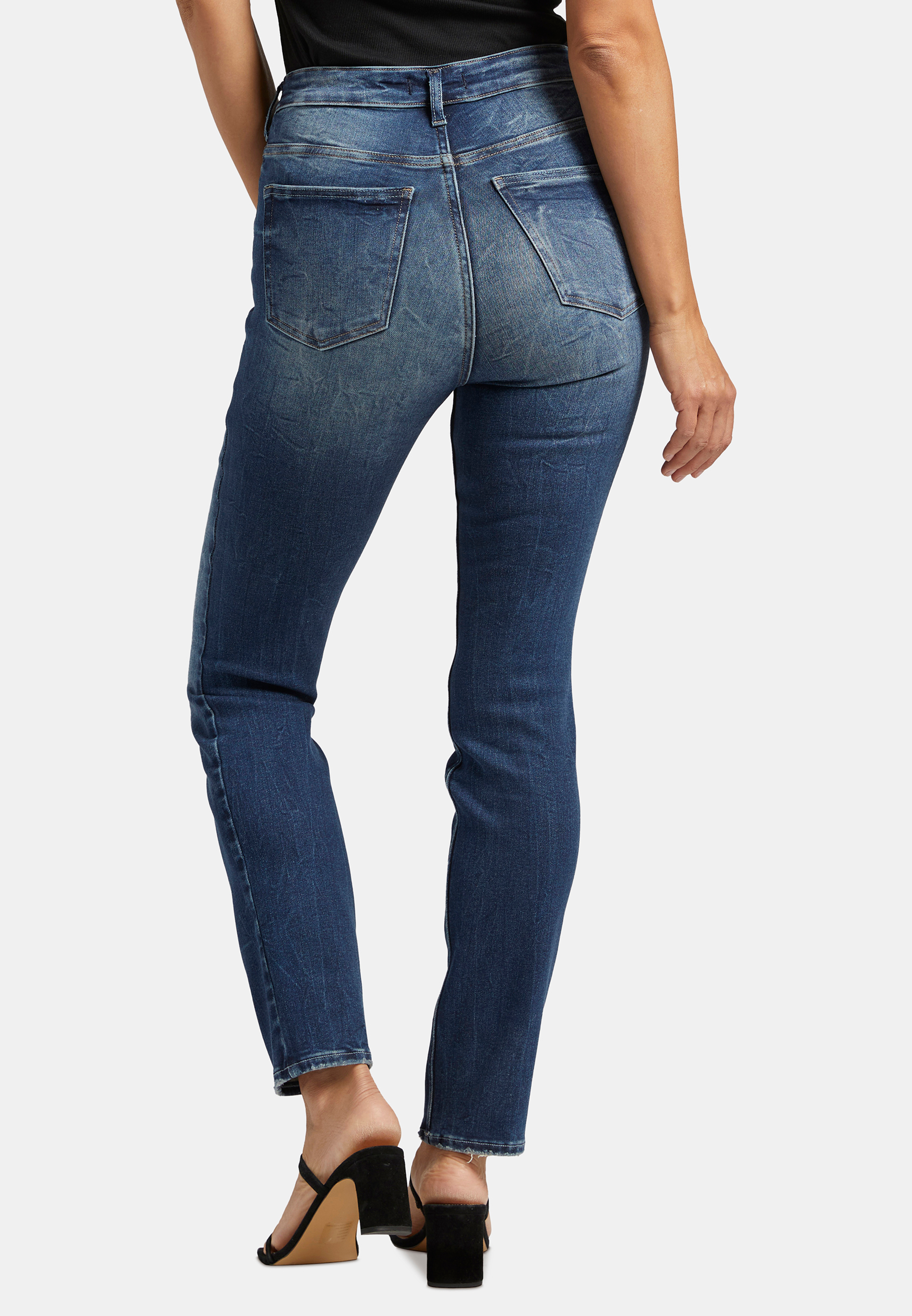 Silver Jeans Co.&reg; Infinite Straight High Rise Jean, C258, large