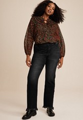 Plus size sale bootcut jeans