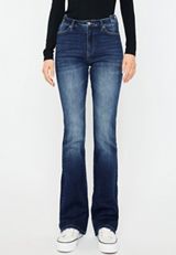 KanCan&trade; Dark High Rise Curvy Insert Waist Bootcut Jean, C258, small