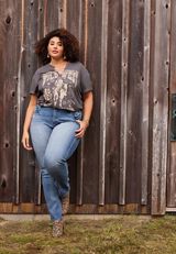 Plus Size KanCan&trade; Mid Rise Straight Jean, MEDIUM SANDBLAST, small