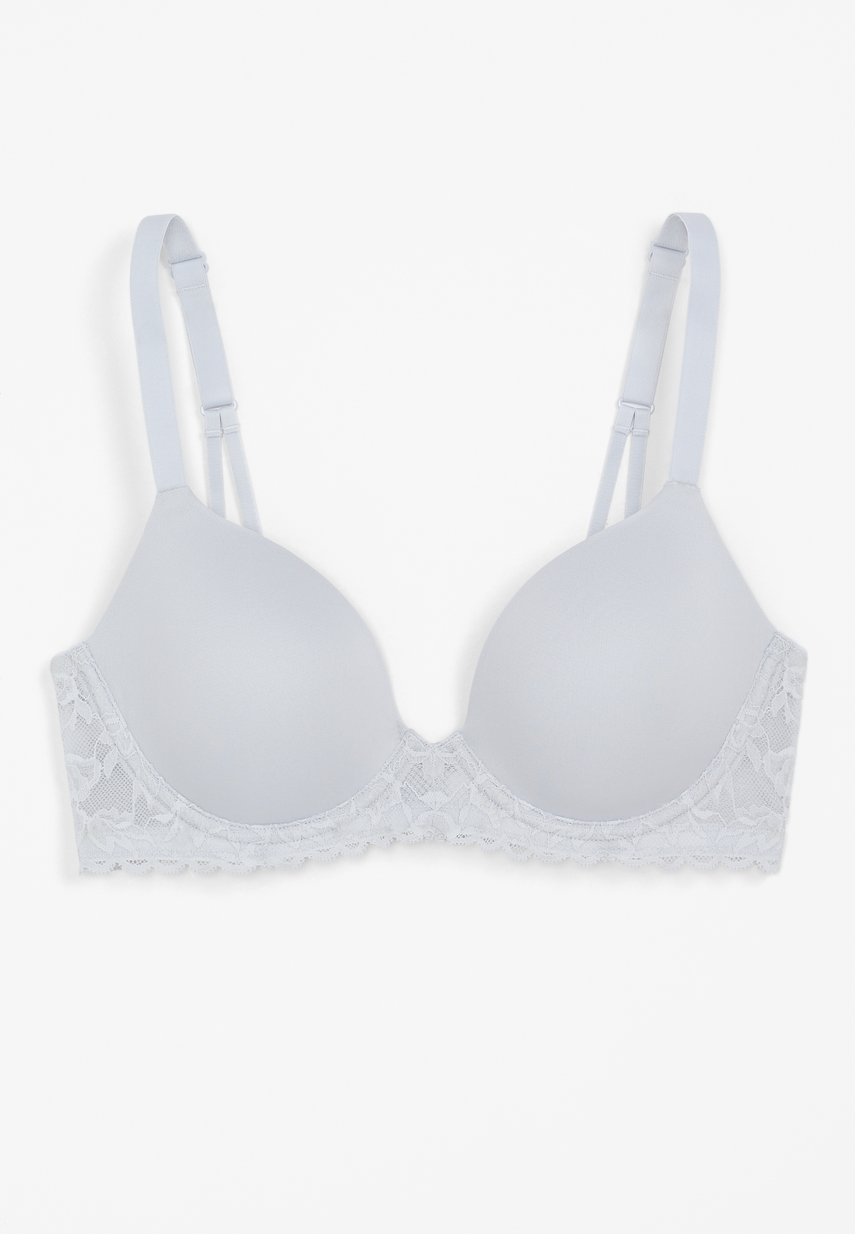 SmoothBliss Demi Lace Trim Underwire Bra, C4365, large