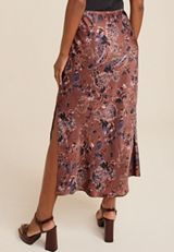 Satin High Rise Maxi Skirt, C3681, small
