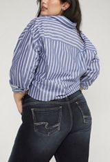 Plus Size Silver Jeans Co.&reg; Suki Curvy Mid Rise Straight Jean, C258, small