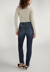 Silver Jeans Co.&reg; Avery Curvy High Rise Luxe Stretch Straight Jean, , small