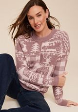 Holiday Patchwork Sweater, C5999, small