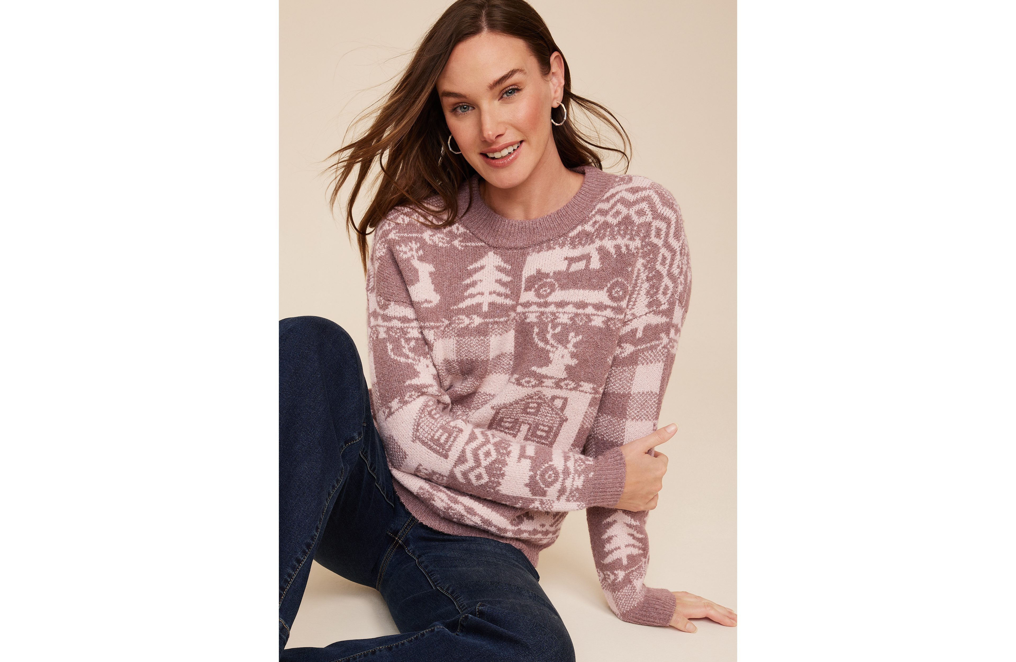 Holiday Patchwork Sweater