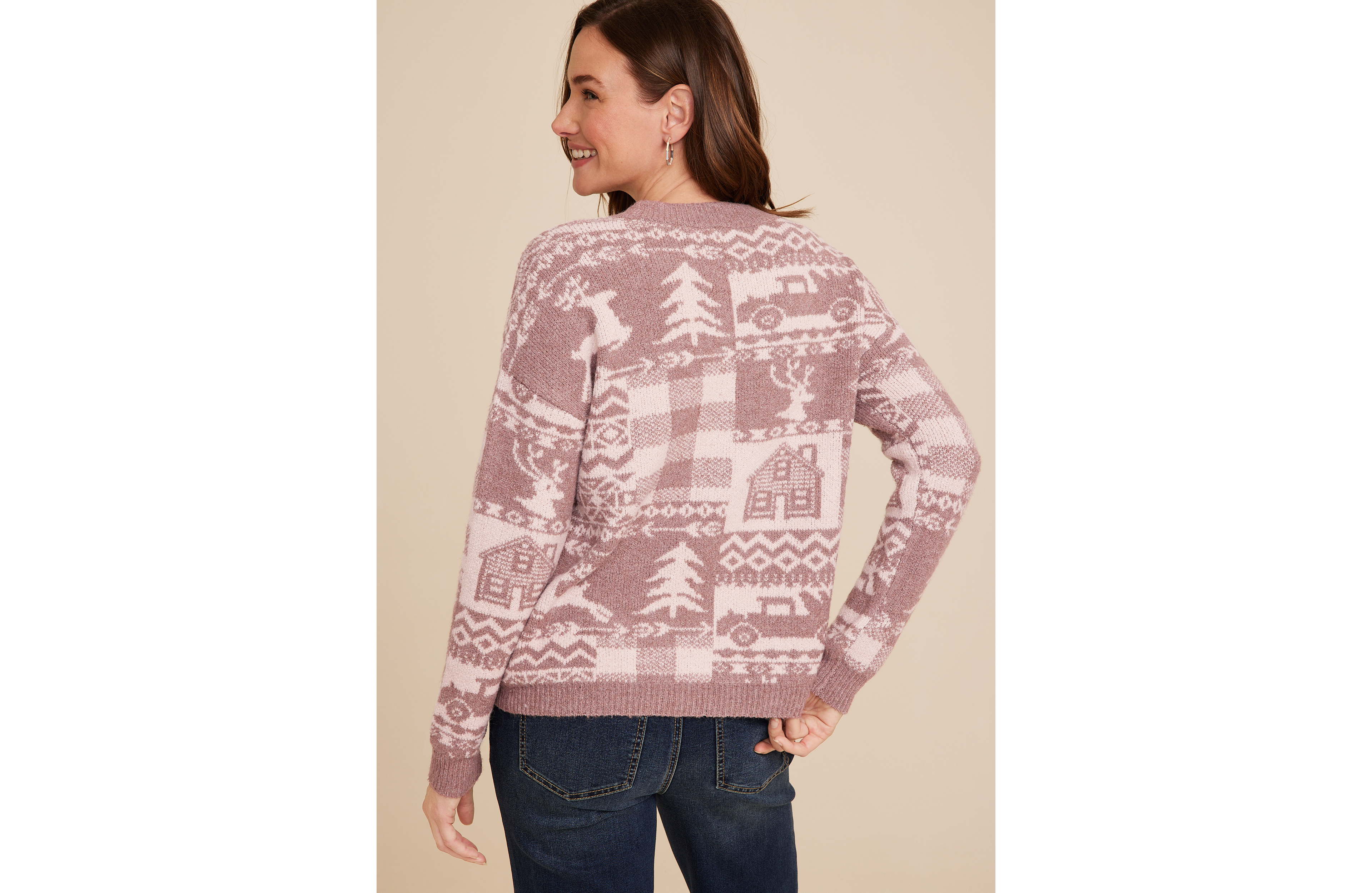 Holiday Patchwork Sweater