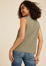 edgely&trade; Grommet Tank Top, C4153, small