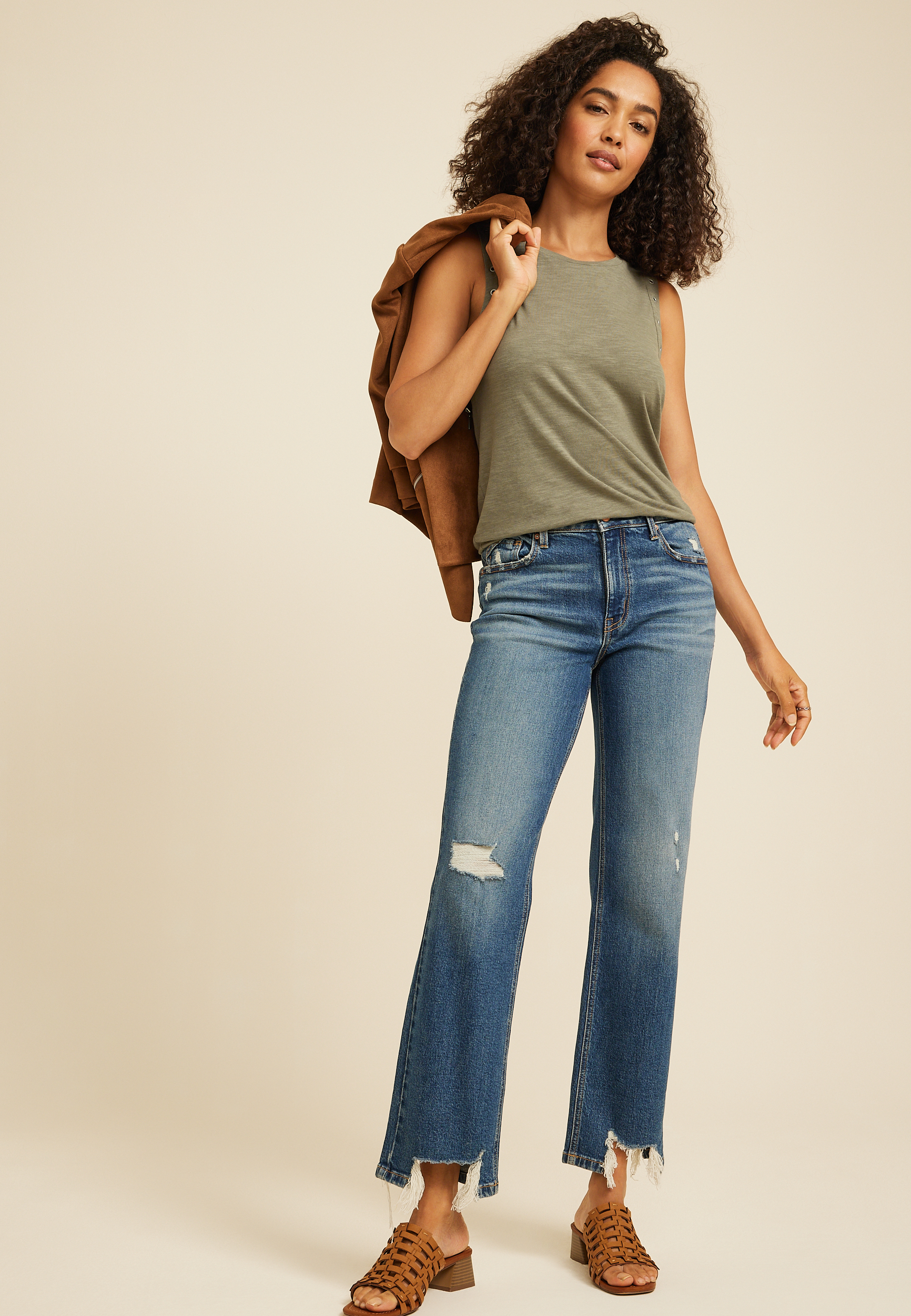 edgely&trade; Grommet Tank Top, C4153, large