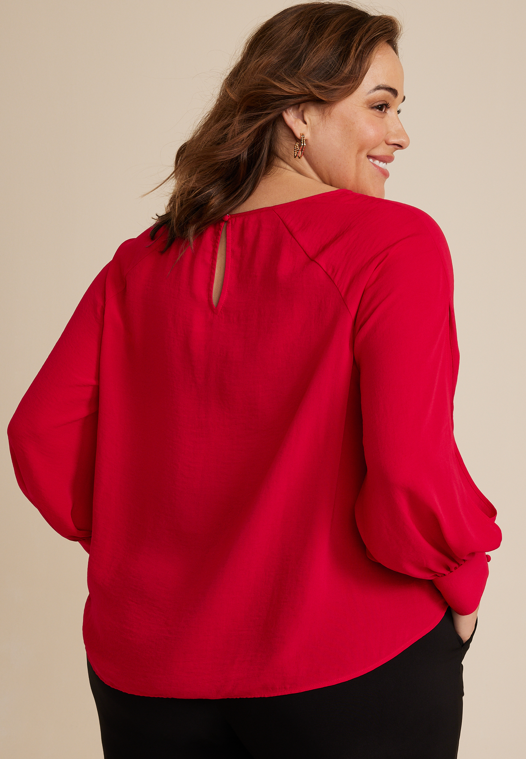 Plus Size Fallon Blouse, C9392, large