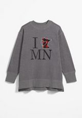 Plus Size Willowsoft State Sweatshirt, MINNESOTA, small