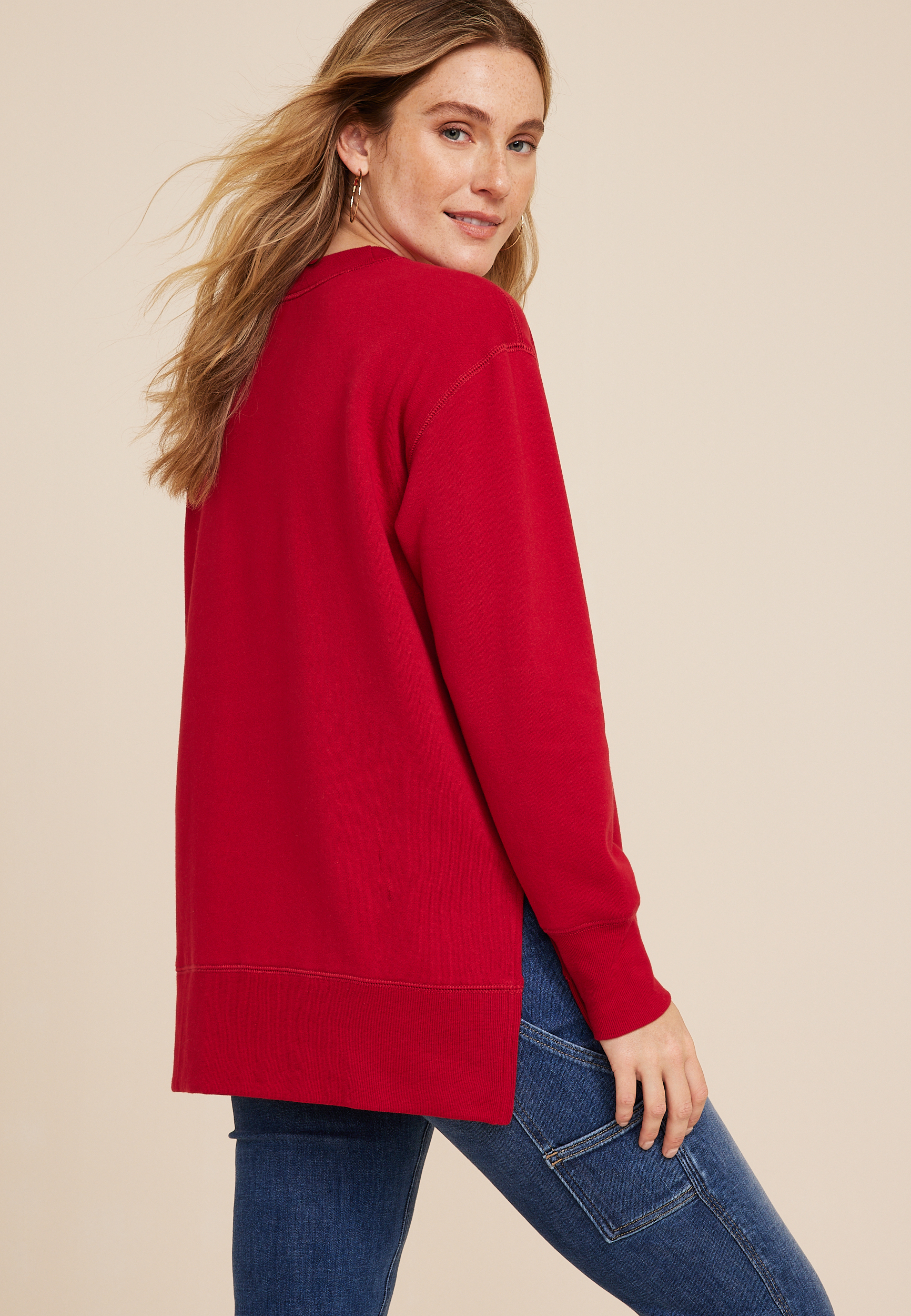 Willowsoft Very Merry  Sweatshirt, C4744, large